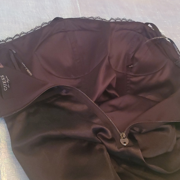 Guess lace and satin corset mini dress size 4 - Picture 5 of 6